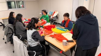 지원2동자원봉사캠프 '건강꾸러미 만들기, 트리니팅...